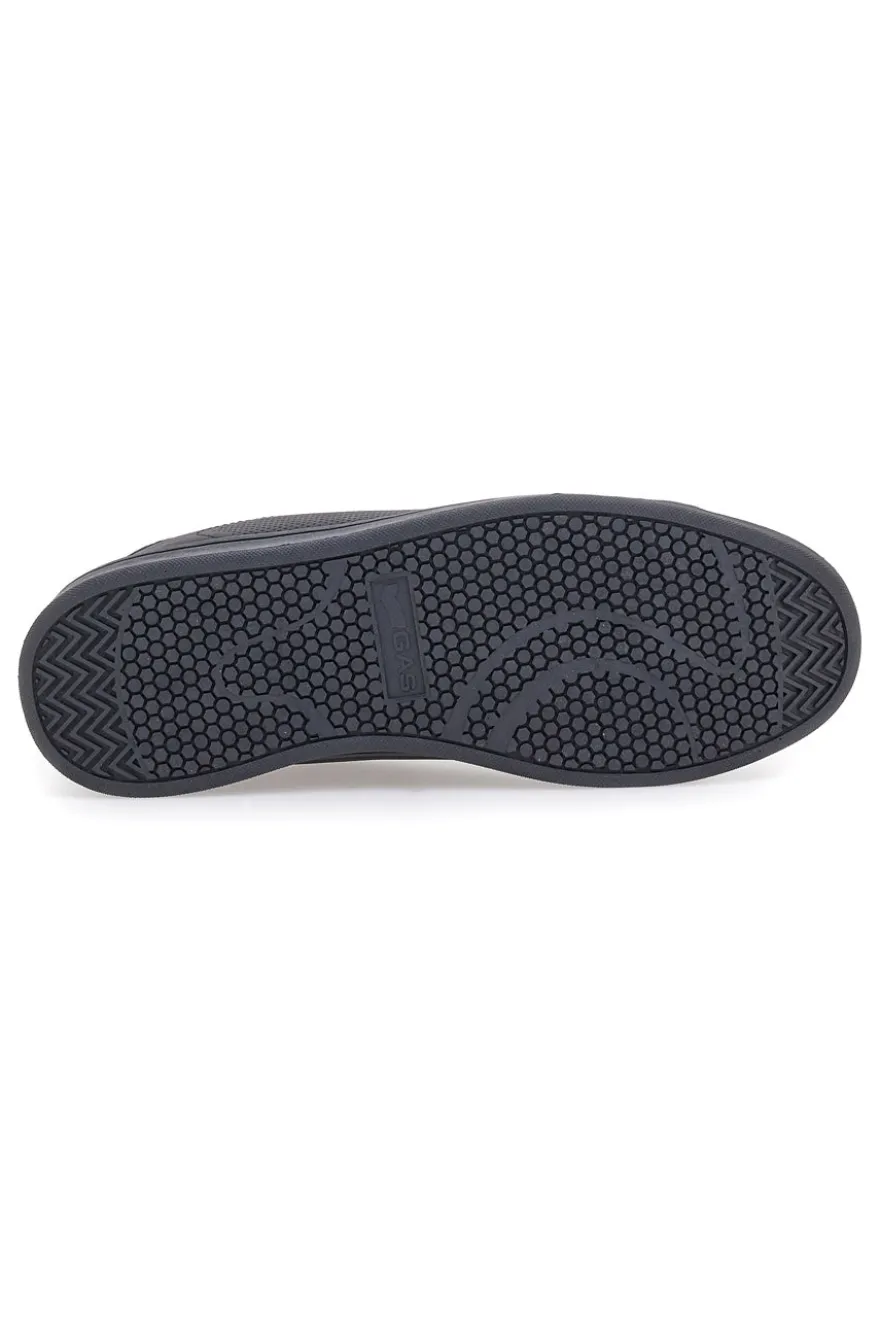 Sneakers nere in simil nabuk con logo traforato Gas GAM524117
