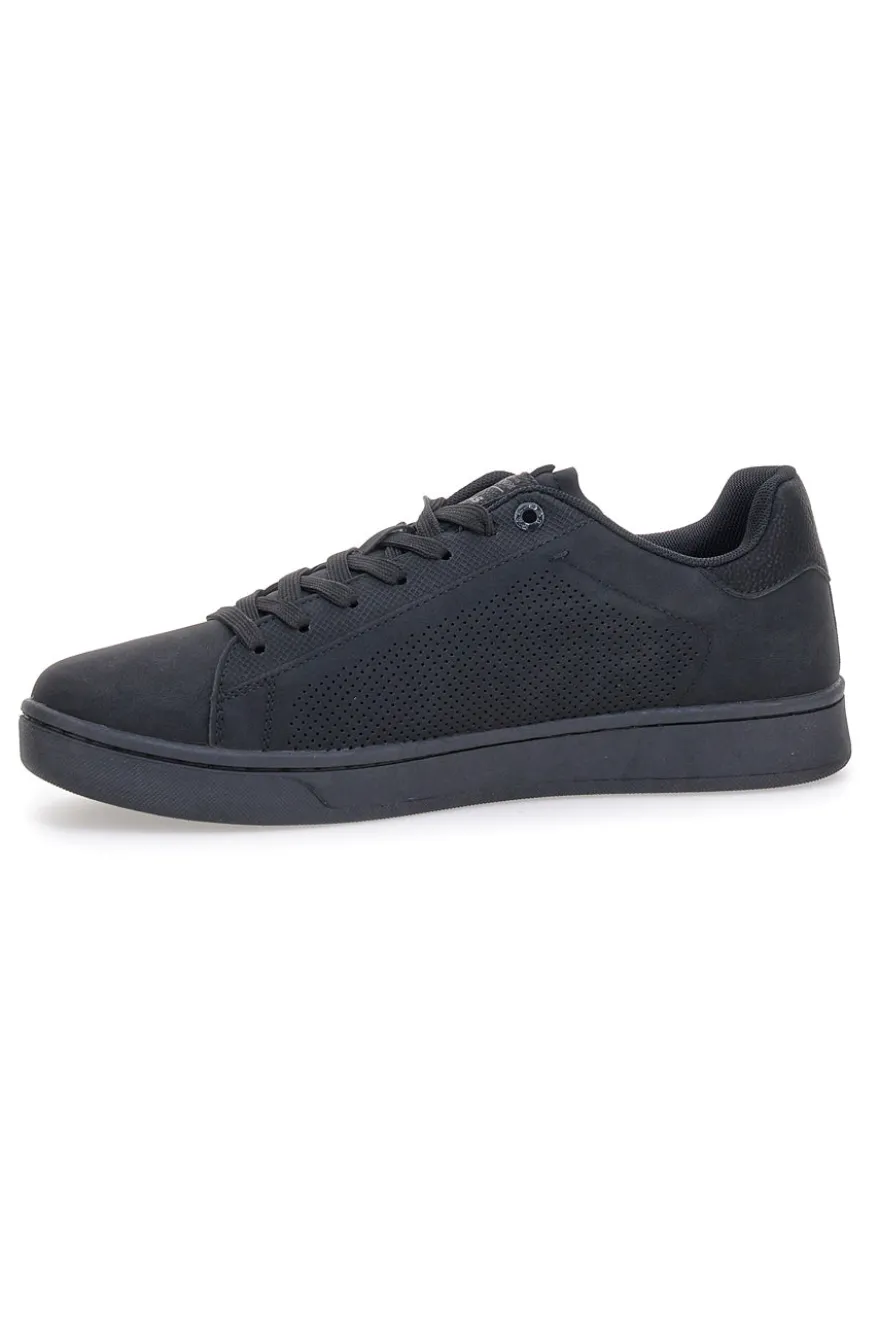 Sneakers nere in simil nabuk con logo traforato Gas GAM524117