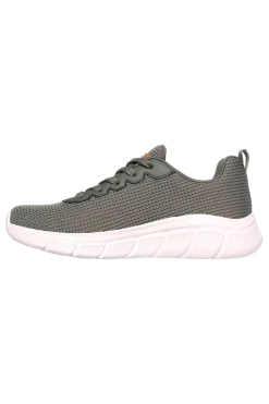 Sneakers olive knit con Memory Foam vegan Skechers BOS BOBS SPORT WOMENS