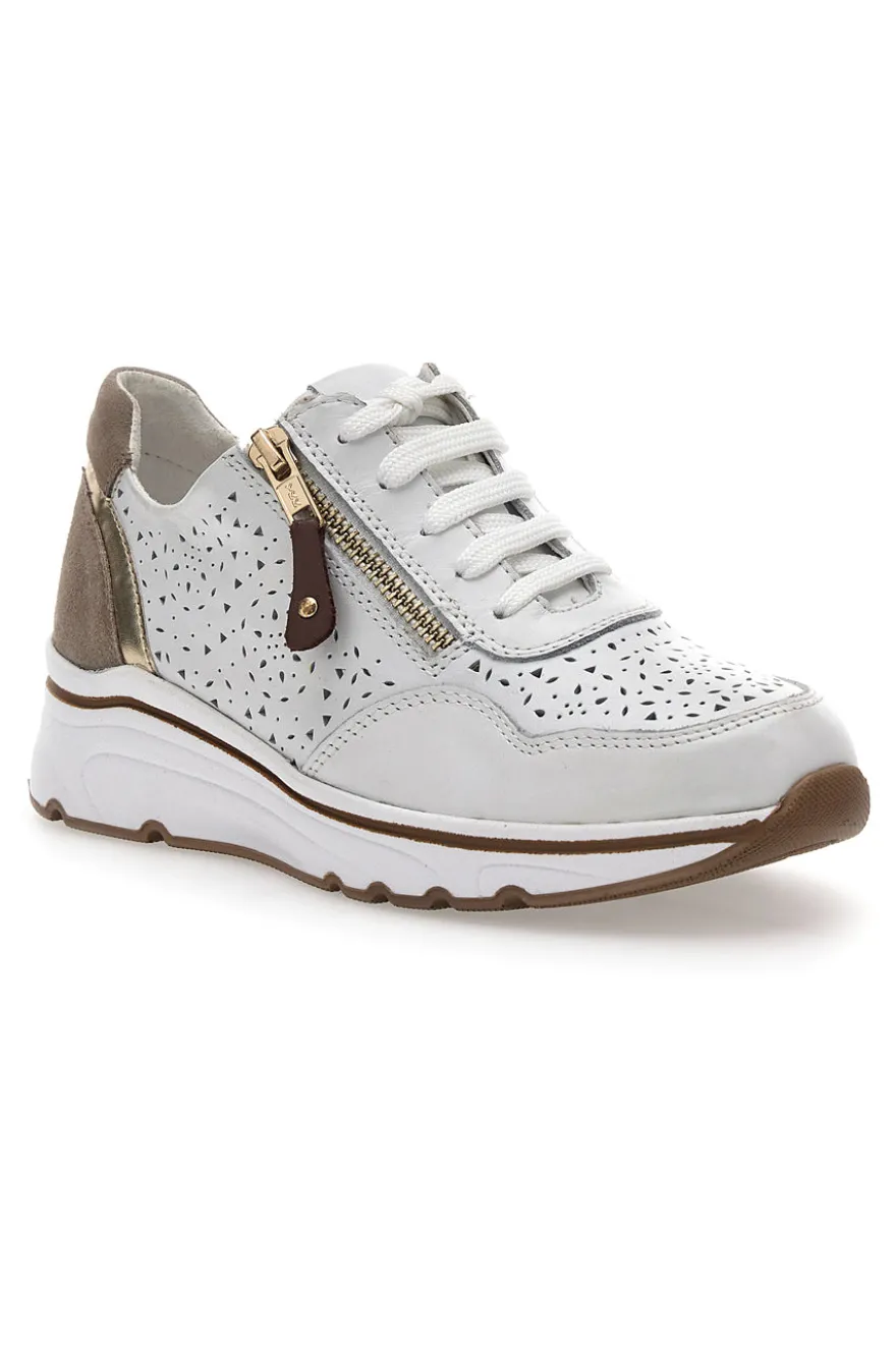 Sneakers Platform Bianche Mio tempo 21464