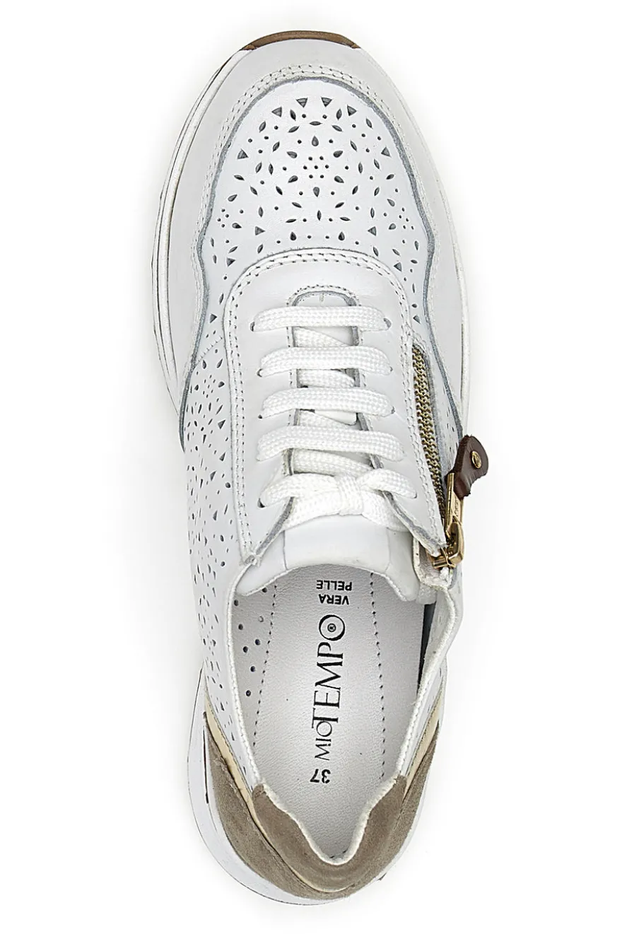 Sneakers Platform Bianche Mio tempo 21464