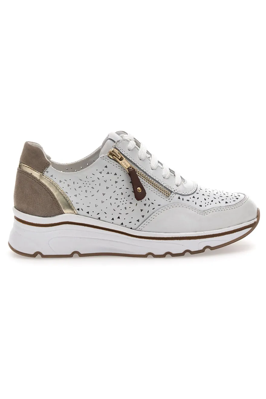 Sneakers Platform Bianche Mio tempo 21464