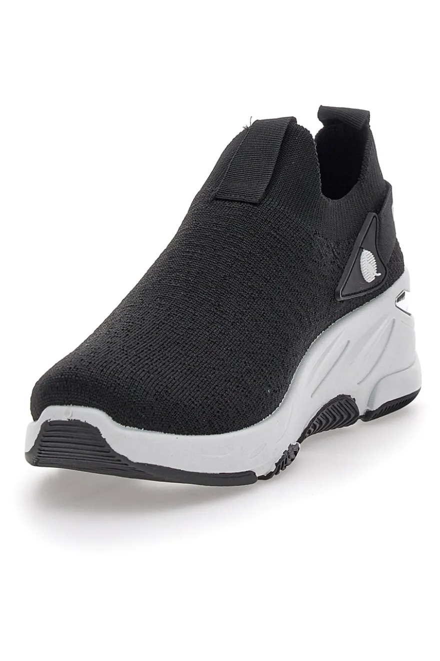 Sneakers Platform Nere Casual Canguro 1218