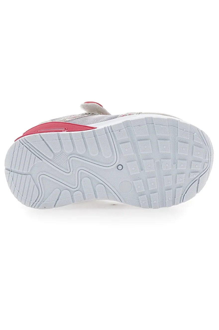 Sneakers primi passi argento Pitt Kids PK2186A