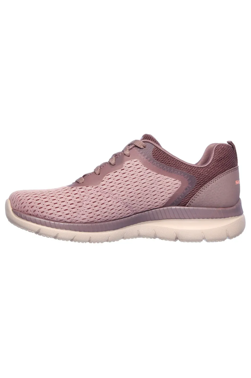 Sneakers rosa in mesh con Memory Foam Skechers Bountiful Quick Path