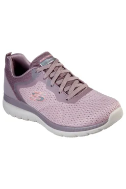 Sneakers rosa in mesh con Memory Foam Skechers Bountiful Quick Path