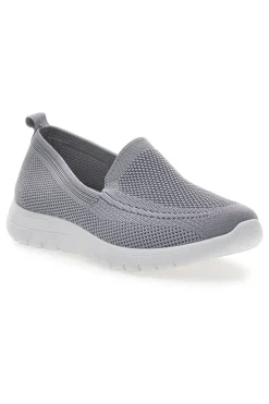 Sneakers Slip On Grigie in Tessuto Me & Me 06