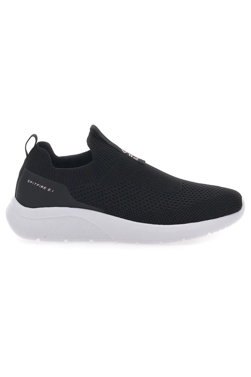 Sneakers Slip On Nere con dettagli Rosa FILA SPITFIRE