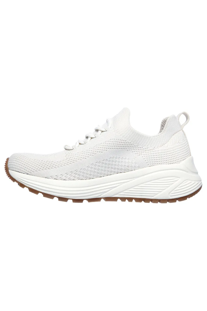 Sneakers Slip-On Bianche con Tomaia a Calzino Skechers BOBS Sport Sparrow 2.0 - Allegiance Crew
