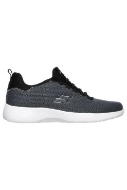 Sneakers sportive Black in mesh slip on con memory foam Skechers Dynamight
