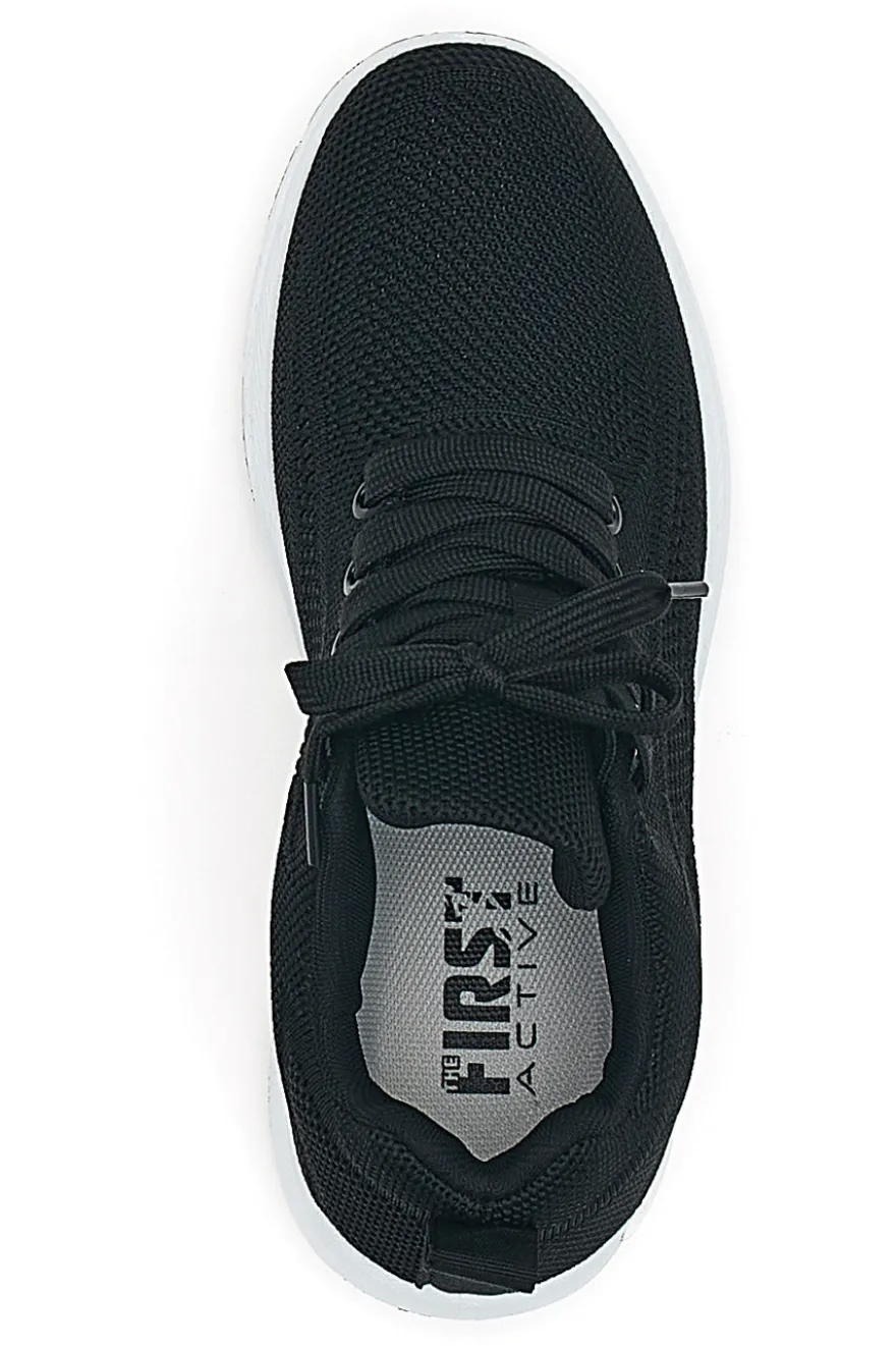 Sneakers Sportive Nere con Tomaia in Mesh THE FIRST ACTIVE TF68