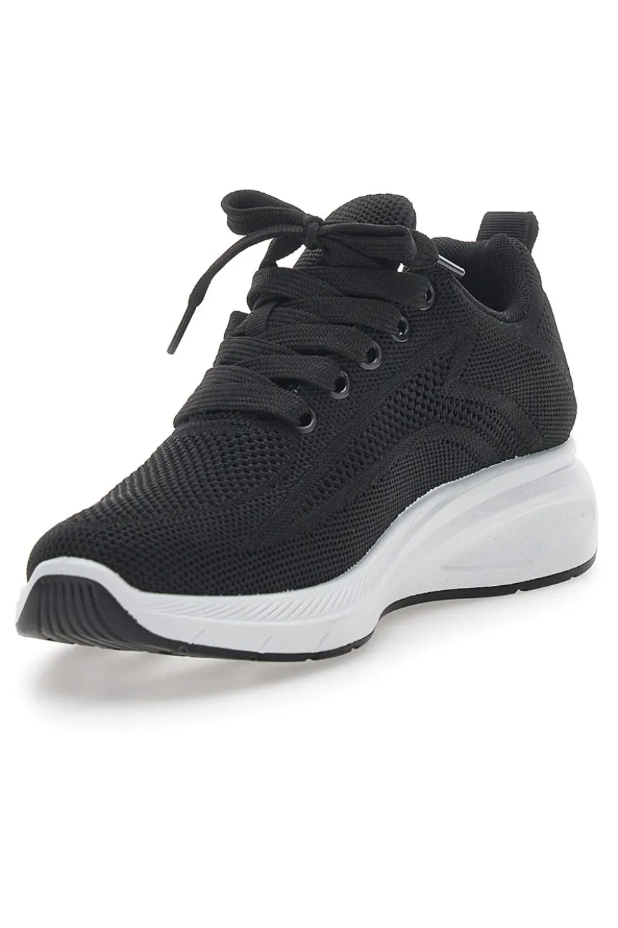 Sneakers Sportive Nere con Tomaia in Mesh THE FIRST ACTIVE TF68