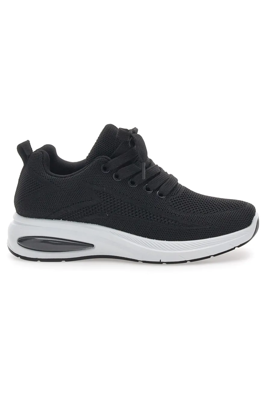 Sneakers Sportive Nere con Tomaia in Mesh THE FIRST ACTIVE TF68