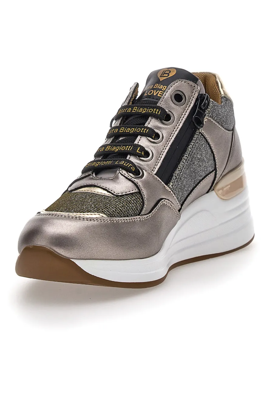Sneakers Taupe Con Platform LAURA BIAGIOTTI 87718990