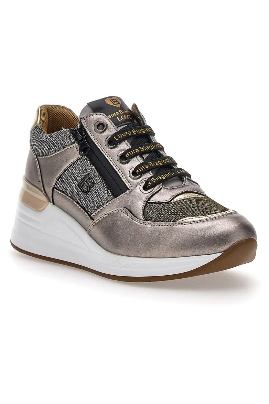 Sneakers Taupe Con Platform LAURA BIAGIOTTI 87718990