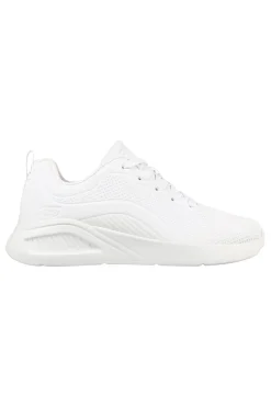 Sneakers Vegan Bianche con Platform Skechers BOBS Sport Buno - How Sweet
