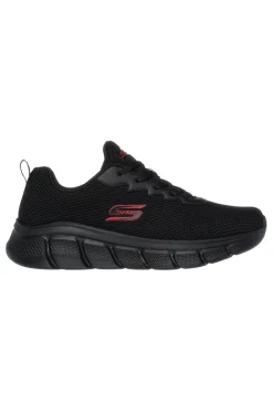 Sneakers Vegane Nere con Soletta in Memory Foam Skechers BOBS Sport B Flex - Chill Edge