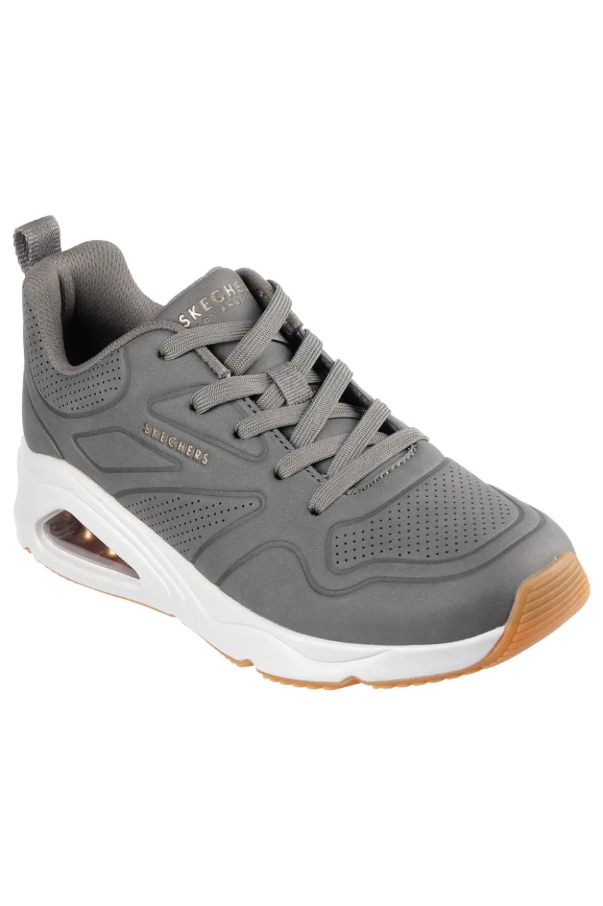 Sneakers Verde Oliva Skechers Tres-Air Uno Ah-mazing