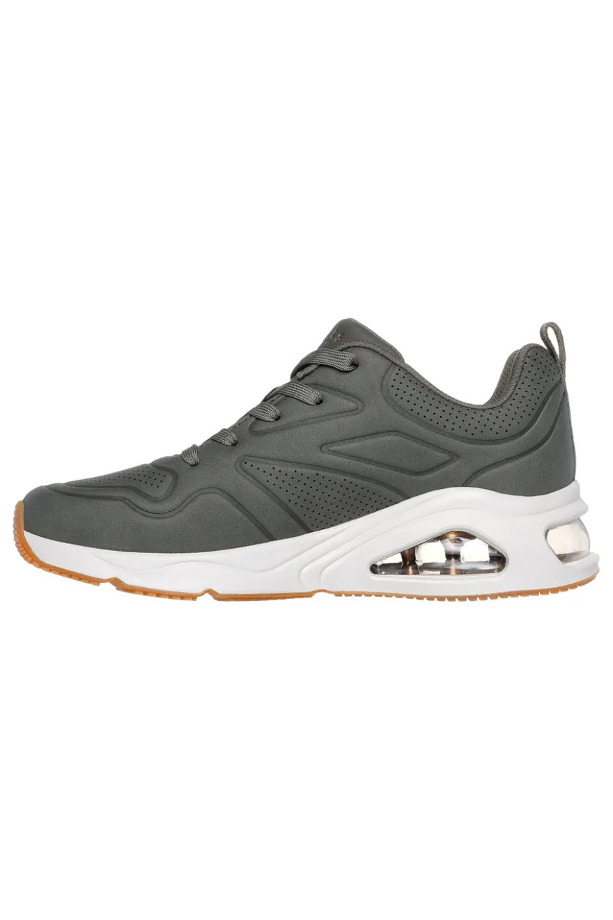 Sneakers Verde Oliva Skechers Tres-Air Uno Ah-mazing