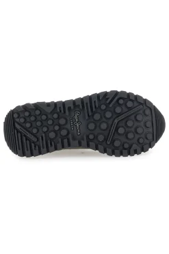 Sneakers verdi con inserti scamosciati Pepe Jeans PMS400001