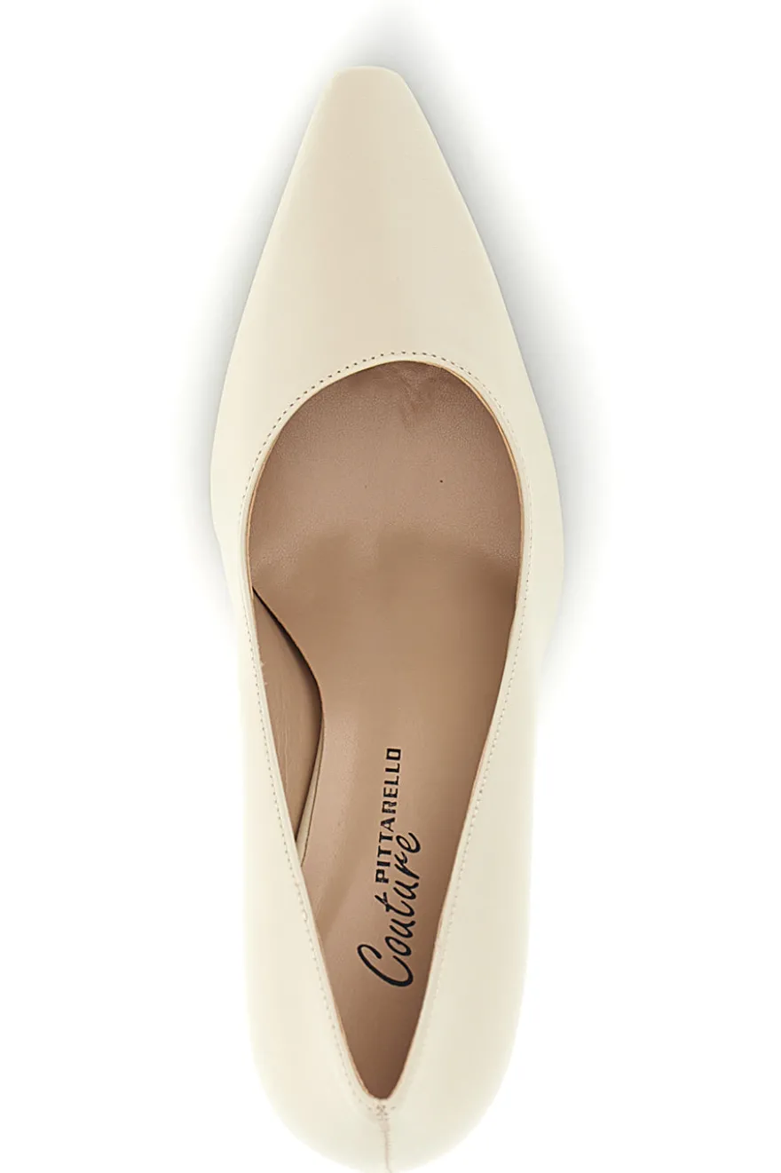 Spitze beige Pumps mit Absätzen Pittarello couture 8301