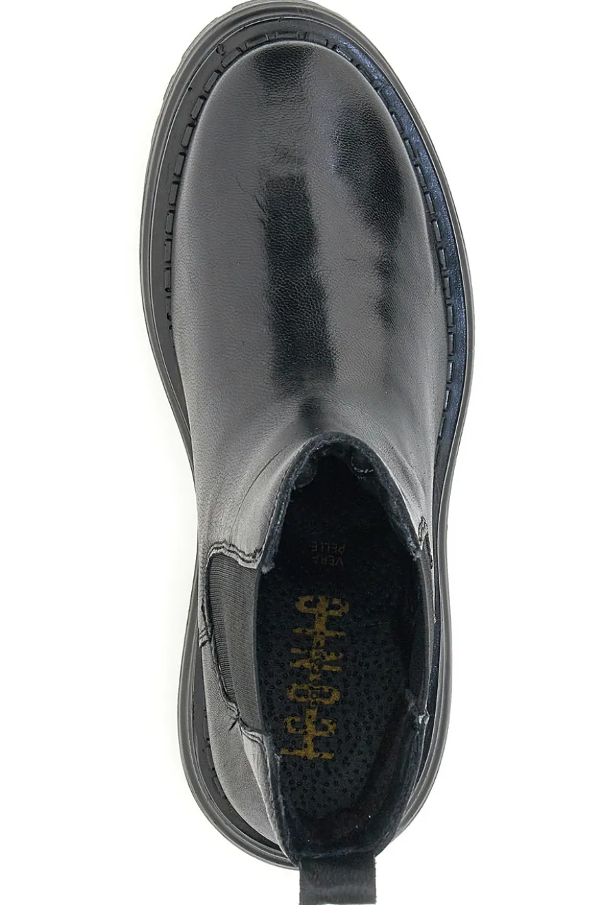 Stivaletti Chelsea Boots Cafe' Cost 4501 Vera Pelle