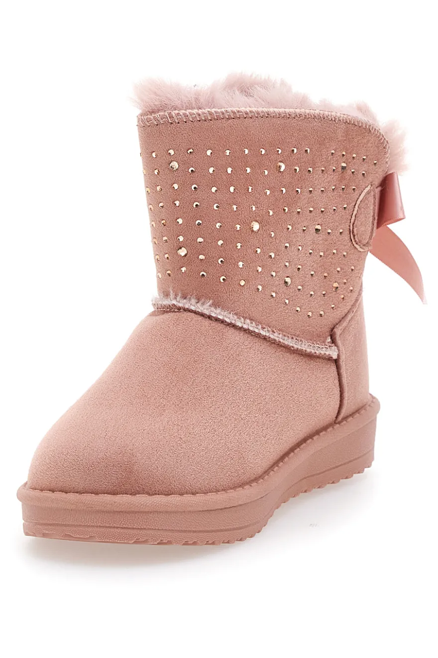 Stivaletti con pelo rosa PITTARELLO LOVE BTY81