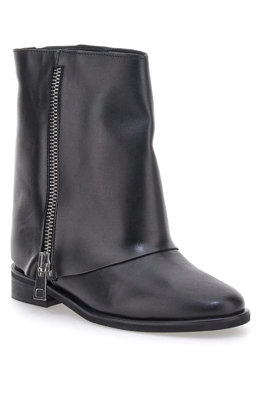 Stivaletti neri in Vera Pelle PITTARELLO MUST HAVE 1000