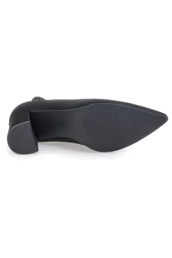 Stivaletti Socks Neri a Punta con Tacco Alto The First 484