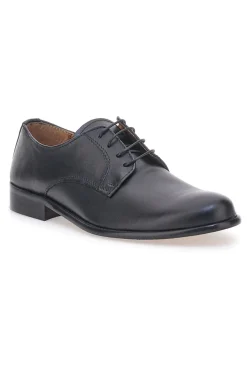 Stringate Classiche Nere con Tomaia in Pelle Made in Italy PITTARELLO 402