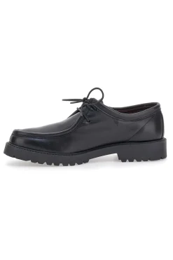 Stringate Nere in Vera Pelle Pittarello 1505