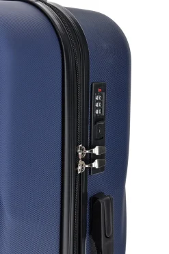 Trolley blu rigido grande 4 ruote 2T2L 155/G