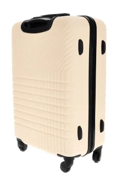 Trolley grande crema rigido con 4 ruote Prima riga PR169/G
