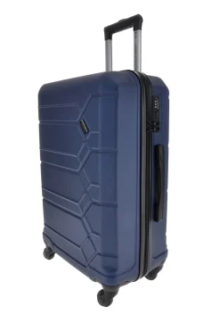 Trolley medio blu rigido 4 ruote Indigeno INDIGENO179/M