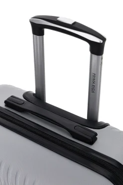 Trolley medio grigio rigido con 4 ruote Prima riga PR169/M