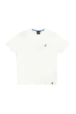 T-shirt bianca 100% cotone U.s. grand polo US61601M