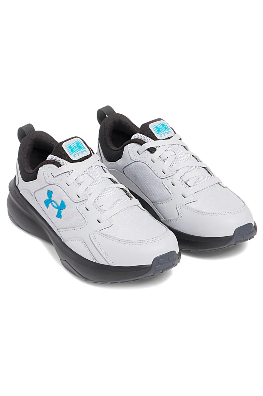 Under Amour Charged Edge Laufschuhe in Grau und Hellblau