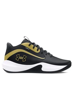 Under Armour Lockdown 7 Basketballschuhe in Schwarz und Gold