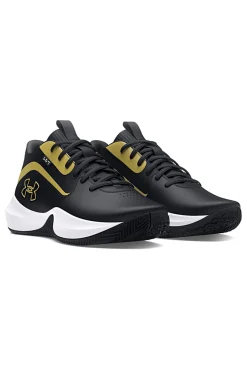 Under Armour Lockdown 7 Basketballschuhe in Schwarz und Gold
