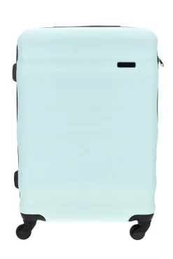 Valigia trolley grande azzurra rigida 4 ruote Prima riga PR168/G