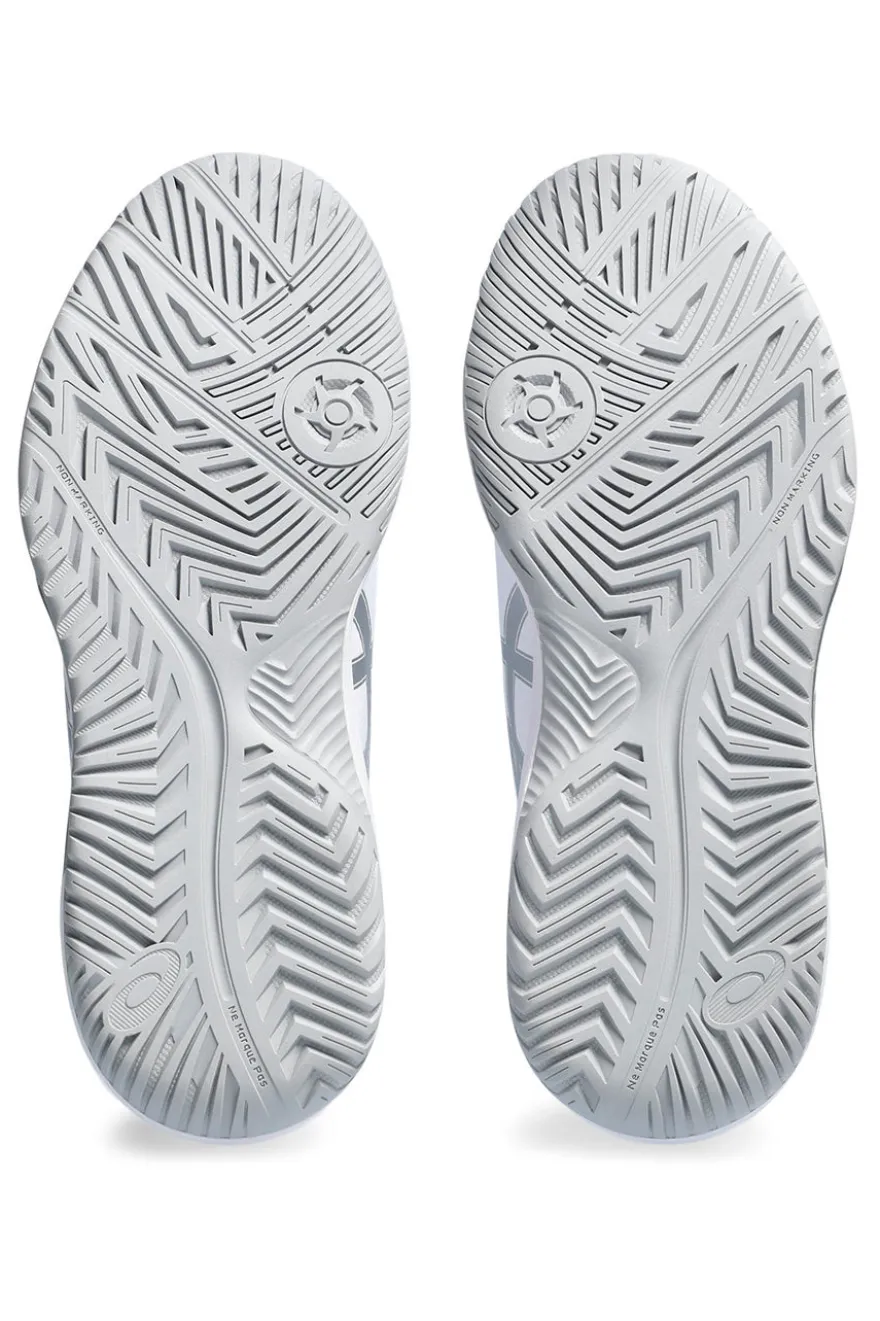 Weiß und Silber Tennisschuhe Asics Gel-Dedicate 8