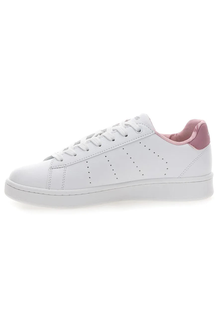 Weiße Turnschuhe mit rosa Schnürsenkeln Levi's Avenue