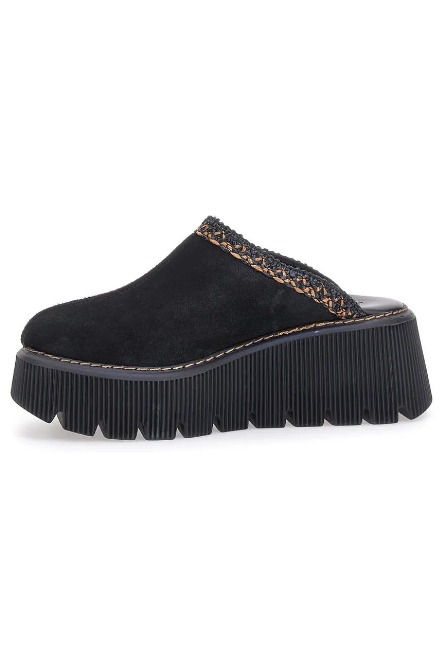 Zoccoli neri con Platform PITTARELLO 5796