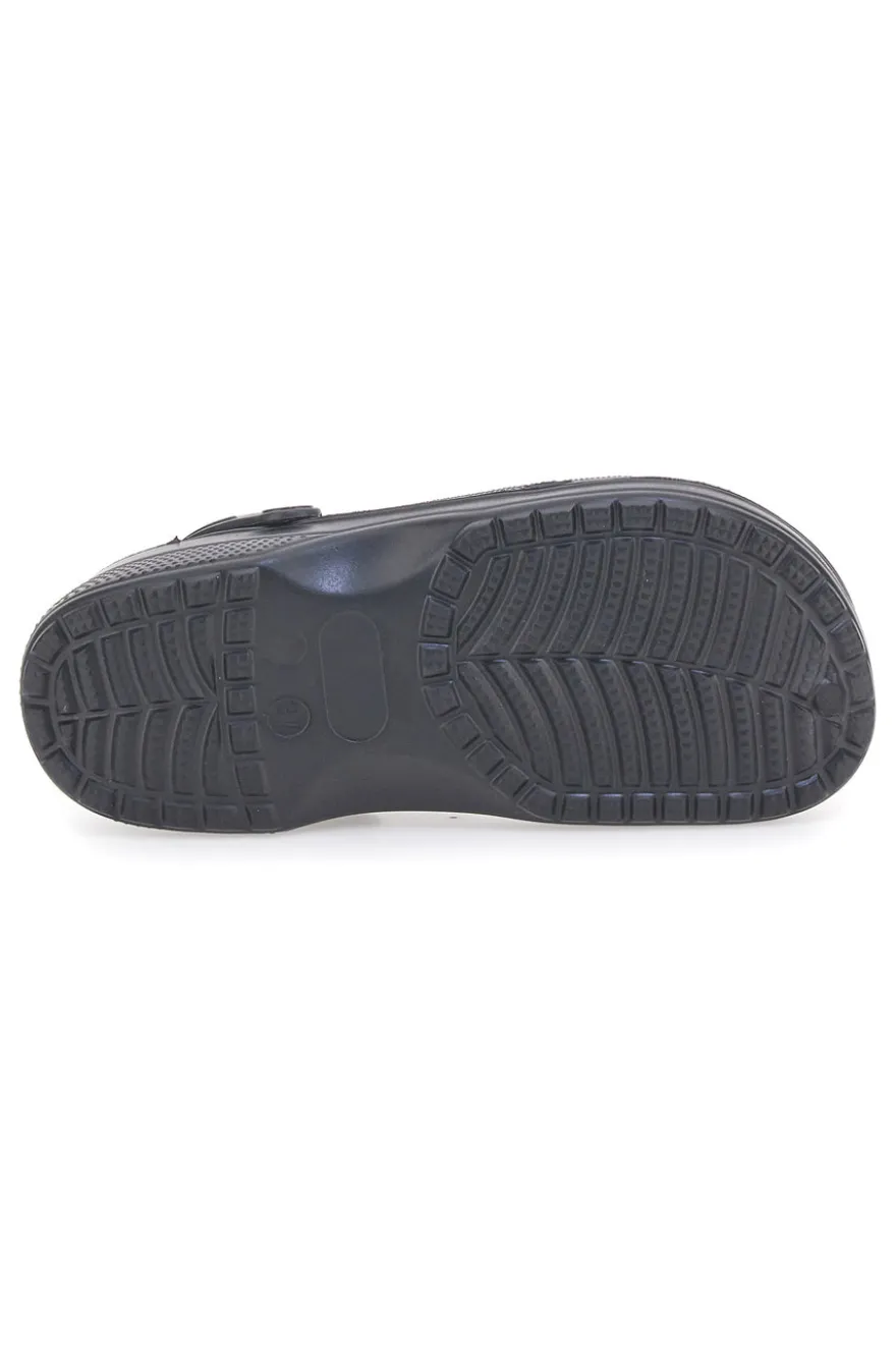 Zoccoli neri traforati con cinturino COVERI WORLD DCW42AL